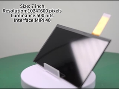 7 بوصة شاشة IPS LCD مع 1024 * 600 بكسل الضوء 500 نيتش في الهواء الطلق عالية الوضوح شاشة مع M